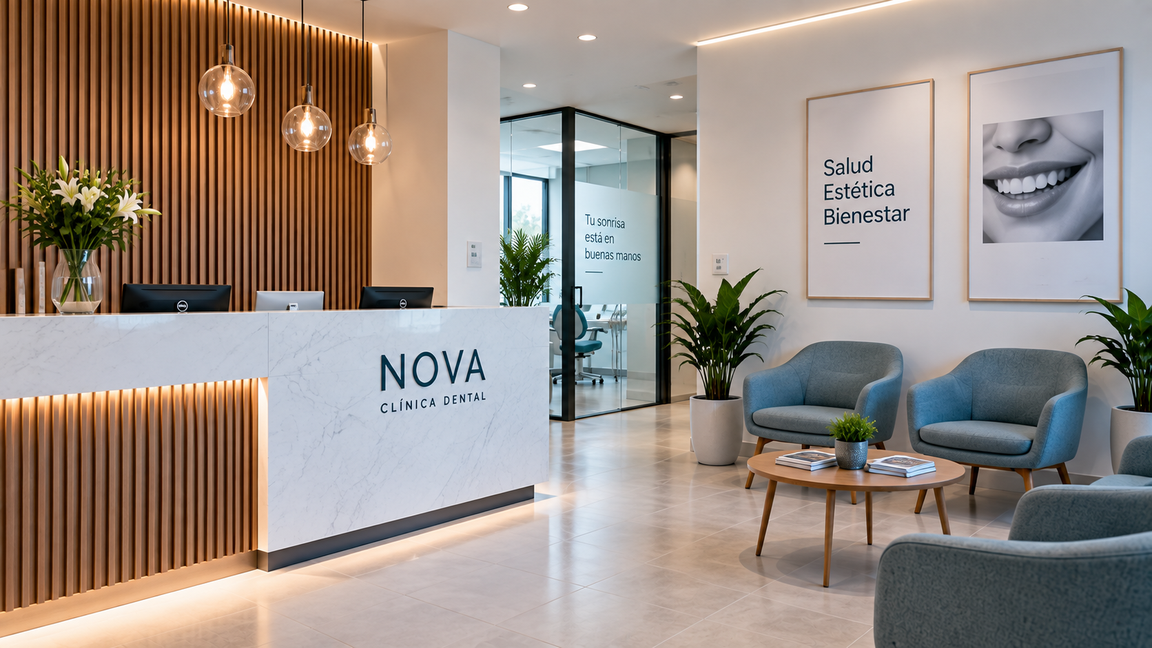 Recepción de Clínica Dental Nova